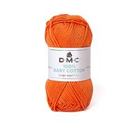 DMC - 100% Baby Cotton - Fil à tricoter - 100% coton | Spécialement conçu pour les bébés et la réalisation de layette | Doux et confortable | Pelote de 50 g - 106 m | 27 coloris disponibles