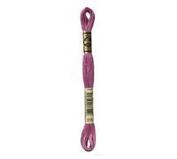 DMC 117-316 Mouline Stranded Coton Six brins Fil à broder Filetage, Medium antique Mauve, 8 m