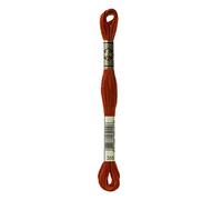 DMC 117-355 Mouline Stranded Coton Six brins Fil à broder Filetage, Terre cuite foncé, 8 m