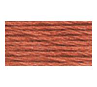 DMC 117-356 Mouline Stranded Coton Six brins Fil à broder Filetage, Medium - Terre cuite, 8 m, Lot de 12