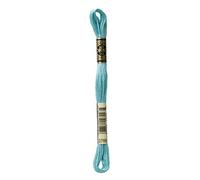 DMC 117-3766 Mouline Fil à broder 6 brins en coton Bleu paon clair 8 m