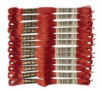 DMC 6-Strand Broderie Fil de Coton, Orange foncé, Lot de 12
