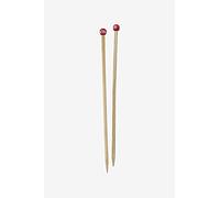 DMC Aiguilles à Tricoter Bambou N°10, Bois, Bois et Rouge, 2 x 2 x 41 cm