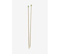 DMC Aiguilles à Tricoter Bambou N°4, 5, Bois, Bois et Vert Pâle, 1, 5 x 41 cm