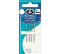 DMC - Aiguilles tapisserie, idéal sur canevas ou tissu aida | Paquets de 6 aiguilles, disponibles en tailles mixtes et individuelles