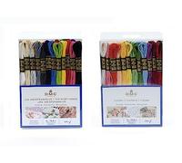 DMC - Assortiment de fils Mouliné Spécial 117MC - Coloris Floral & Les indispensables - 100% coton - 48 échevettes de 4 mètres | Fil à broder, idéal point de croix