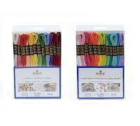 DMC - Assortiment de fils Mouliné Spécial 117MC - Coloris Vitamines & Floral - 100% coton - 48 échevettes de 4 mètres | Fil à broder, idéal point de croix
