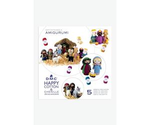 DMC - Book crochet n°16 fil happy cotton et chenille, 5 motifs La nativité