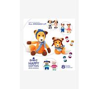 DMC - Book n° 2 Crochet Happy Cotton, 8 motifs animaux - AMIGURUMIS | Format du livre 15 x 15 cm