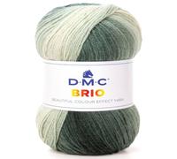 DMC Fil à tricoter Brio – Idéal pour vêtements – 100 g · 345 m · 18 coloris – Gris (403)