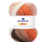DMC - Brio - Fil à tricoter | Idéal pour la réalisation d'habits | 100 g - 345 m | 18 coloris