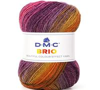 DMC - Brio - Fil à tricoter | Idéal pour la réalisation d'habits | 100 g - 345 m | 18 coloris