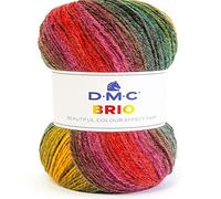 DMC - Brio - Fil à tricoter | Idéal pour la réalisation d'habits | 100 g - 345 m | 18 coloris