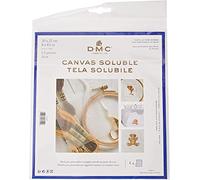 DMC Canevas Soluble, Polyvinyl, Blanc, 22 x 0,2 x 20 cmDC90