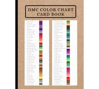 dmc color chart card book | 8.5 " x 11 " | 28 Pages