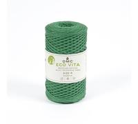 DMC Garn – Fil de coton recyclé Eco Vita 4 Métallisé – Étiquettes à planter – 250 g / 200 m