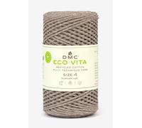 DMC Garn Fil Nova Vita 4 Coton recyclé 250 g Gris beige Macramé Crochet Tricot