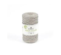 DMC Garn – Fil de coton recyclé Eco Vita 4 Métallisé – 250 g / 200 m – Étiquettes à planter