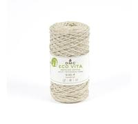 DMC - Eco Vita 4 Métallisé | Fil de coton recyclé - Étiquettes à planter | 250 g - 200 m