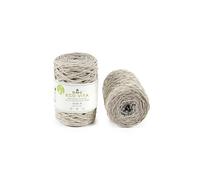 DMC - Fil à tricoter et à crocheter Eco Vita 4 Variation en coton recy il de coton recyclé - Étiquettes à planter | 250 g - 200 m
