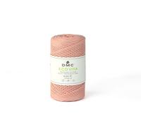 DMC Coton recyclé macramé ECO Vita 4 (250gr) certifié Oeko-Tex. Color : 59 Rose