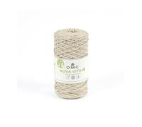 DMC Coton recyclé macramé ECO Vita 4 Metallic Effects (250gr) certifié Oeko-Tex. Color : 03 Doré