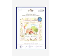 DMC - DMC Happy Campers (21x28cm) Kit de Broderie au Point de Croix - 1 Ensemble