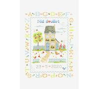 DMC - DMC Home Sweet Home (21x28cm) Kit de Broderie au Point de Croix - 1 Ensemble