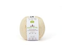 DMC - Eco Vita fil de coton recyclé tricot et crochet, fil tubulaire 100% recyclé | Idéal pour le tricot et le crochet | 100 g- 250 m