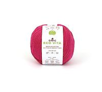 DMC - Eco Vita fil de coton recyclé tricot et crochet, fil tubulaire 100% recyclé | Idéal pour le tricot et le crochet | 100 g- 250 m