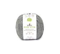 Fil de coton recyclé ECO VITA pour tricot et crochet - 100GR - DMC(...) - 112 Gris moyen 112 Gris moyen G