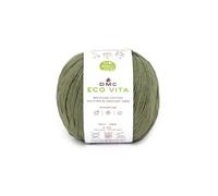 DMC - Eco Vita fil de coton recyclé tricot et crochet, fil tubulaire 100% recyclé | Idéal pour le tricot et le crochet | 100 g- 250 m