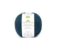 DMC - Eco Vita fil de coton recyclé tricot et crochet, fil tubulaire 100% recyclé | Idéal pour le tricot et le crochet | 100 g- 250 m