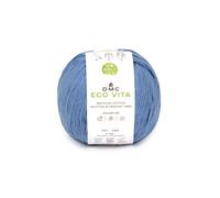 DMC Garn Fil coton Eco Vita – fil tubulaire 100% recyclé, tricot et crochet, 100 g/250 m