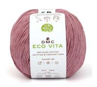 DMC Fil Eco Vita – coton tubulaire 100% recyclé, idéal tricot et crochet – 100 g/250 m