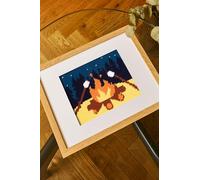 DMC - Feu de camp par Pascaline Latasse, niveau facile, kit tapisserie