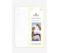 DMC - Feuille vierge Magic Paper A4 - Papier soluble autocollant repositionnable pour broderie