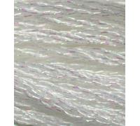 DMC Garn Fil à broder Mouline Métallisé 317W 8 m blanc – couleurs variées – 1 x 8 m