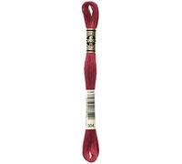 DMC Fil à Broder de 8 m, Couleurs variées, Coton, 304., 1 x 8m Skein