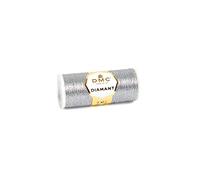 DMC Garn Fil à broder Diamant métallisé monobrin – Point de croix – 35 m – 13 coloris