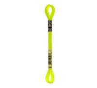 DMC Garn Fil à broder Light Effects polyester jaune fluo 8 m