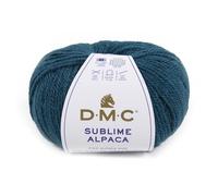 DMC Garn – Fil à tricoter Sublime Alpaca – Laine et alpaga – 728 Bleu