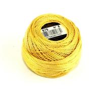 DMC Fil en coton perlé taille 8, 676, par Pelote de 10 g