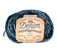 DMC - Fil Natura Denim, Crochet et tricot - Idéal vêtements et accessoires de mode - Crochet n° 4 / Aiguilles n° 4 et n° 5 | 50 g - 75 m - 8 coloris disponibles