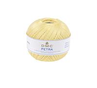 DMC Fil Petra, 100% Coton, Jaune, Taille 5