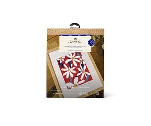 DMC - Fleurs abstraites par Bethan Haf Jones, niveau facile, kit tapisserie