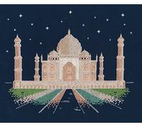 DMC "Glow in The d'Architecture d'Agra by Night kit de Point de Croix, Multicolore