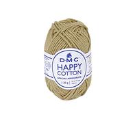 DMC Garn Fil Happy Cotton Spécial Amigurumi 100% coton – Pelote 20 g 43 m 772 Marron