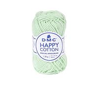 DMC - Fil Happy Cotton Spécial Amigurumi 100% coton Pelote 20 g 43 m 783 Vert