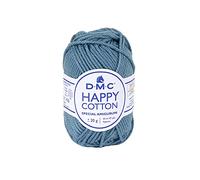 DMC Garn Coton Happy Cotton Spécial Amigurumi – 100% coton Oeko-Tex – Pelote 20 g, 43 m, 49 coloris